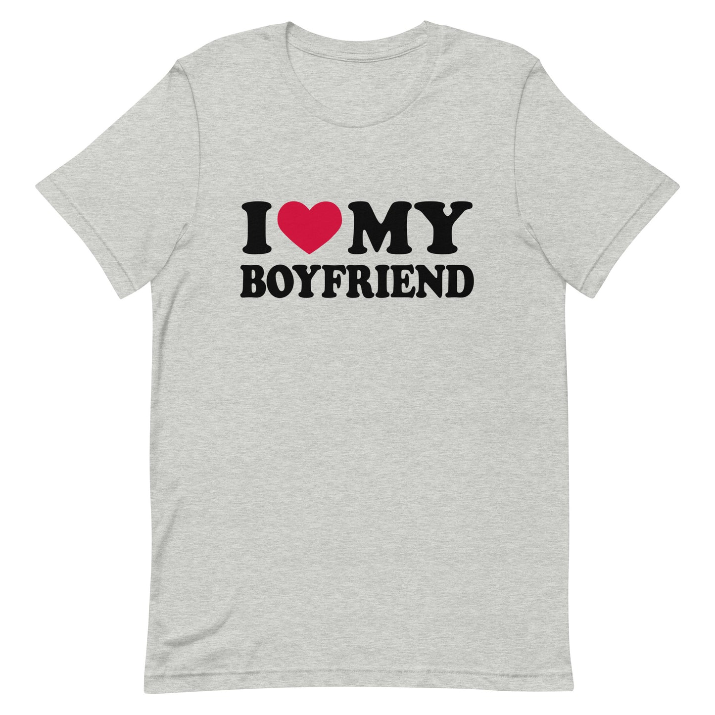 I love my boyfriend t shirt mockup